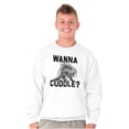 thumbnail image 5 of Wanna Cuddle Porcupine Animal Lover Sweatshirt for Men or Women Brisco Brands M, 5 of 6