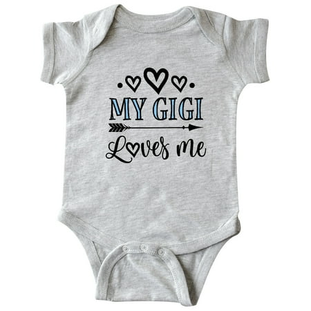 

Inktastic My Gigi Loves Me Gift Outfit Gift Baby Boy or Baby Girl Bodysuit