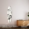 thumbnail image 4 of Notoriart Palms Minimalist Surfboard Acrylic Wall Art Die-Cut Coastal Modern High-Gloss Home Decor, 15" x 60", 4 of 8