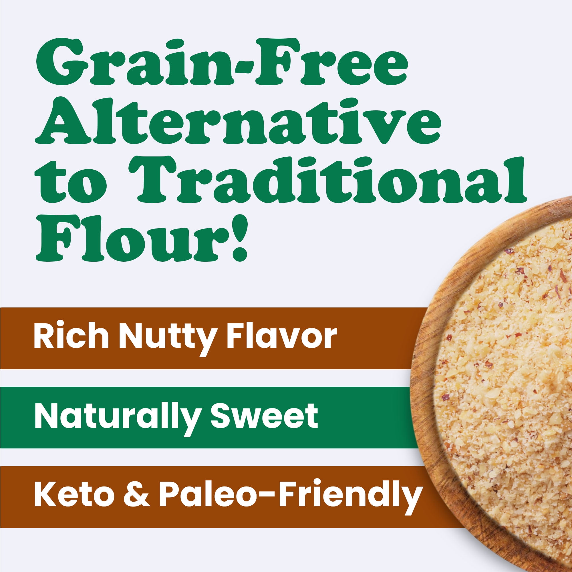 Organic Hazelnut Meal, 12 Ounces - Non-GMO, Kosher, Raw, Vegan - by Food to Live