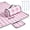 Pink, variant on Outdoor Picnic Blanket, Extra Large, 80''x60'' Waterproof Foldable Blankets Gingham Picnic Mat for Beach, Camping Grass Lawn Park Accessories Cute Couple Ideas Wedding (Red, 80”x60”)