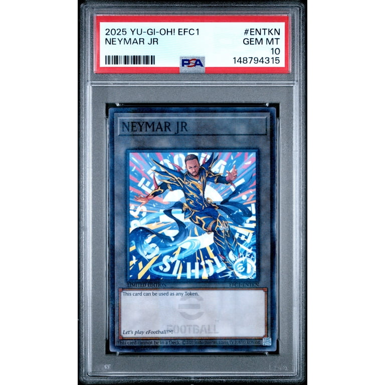 【PSA10】 Neymar Yu-Gi-Oh! Collaboration 2025 Yu-Gi-Oh! Efc1-Efootball Collaboration Cards Neymar JR PSA 10