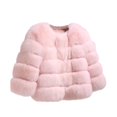 thumbnail image 2 of Abrigo de piel sintética de moda para mujer, chaqueta, ropa informal, corta y suave, para otoño e invierno, cálido, 2 of 8
