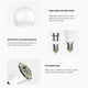 thumbnail image 4 of Bombilla Inteligente Rgb De Tres Modos 10W 220V Wifi Bombilla Que Cambia De Color Bombilla De Control De Voz Bluetooth 0-800Lm 2700-5600K Bombilla Led Regulable E27 Con Control Remoto Para Estudio Cateissary HA028071-01, 4 of 5