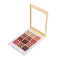 thumbnail image 1 of Paleta de sombras de ojos Nudes, Matte Shimmer Glitter Blending Paleta de sombras de ojos de 12 colores con espejo, Cosmético en polvo con textura de terciopelo natural 03 Salvador Dali Paleta de maquillaje de sombra de ojos, 1 of 10