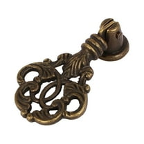 Uxcell Furniture Dresser Drawer Alloy Retro Style Pull Handle Knob Bronze Tone