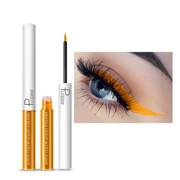Xihbxyly Artículos en liquidación Delineador de ojos líquido resistente al sudor y rápido, de 3 ml de color