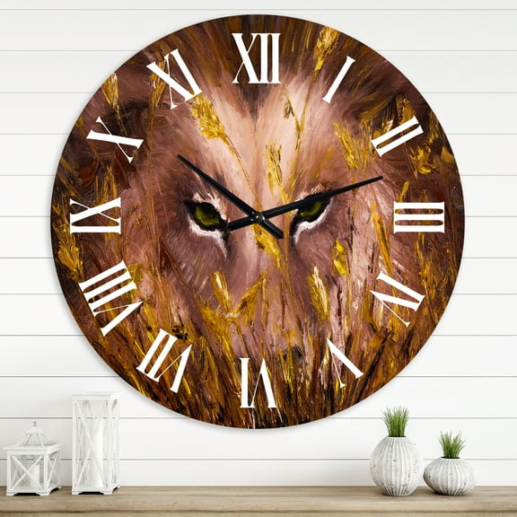 Designart 1 in Quartz Coastal Wall Clock