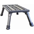 thumbnail image 1 of Safety Step Step Stool JR-08C-G Angled Rubber Leg Tips; Foldable; 19 Inch Length x 11 Inch Width; 500 Pounds Capacity; Powder Coated Granite; Steel, 1 of 5