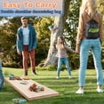 thumbnail image 3 of EunHo Cornhole Bags Regulation Dual Sided Set of 8, Non-Dusty Cornhole Bean Bags Slick & Sticky Side Bags with Carry Bag (Cow/Eagle), 3 of 7