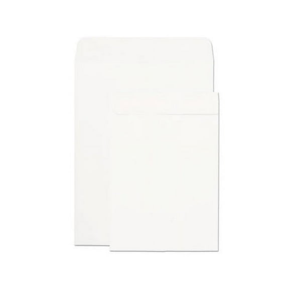 Catalog Envelope 10 1/2, Squar Flap, Gummed Closure, 9 x 12, White, 250/Box