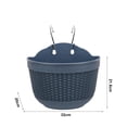 thumbnail image 2 of Mimbre Para Colgar En La Pared, Cesta De Almacenamiento Para Macetas Para Decoración Interior Y Exterior Vogacara HA041257-02, 2 of 6