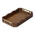 thumbnail image 5 of YWMJZEU Bamboo Serving Tray Food Storage Dinner Dessert Multipurpose Kitchen Platter Tea S, 5 of 9