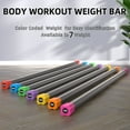 thumbnail image 2 of Signature Fitness Total Body Workout & Exercise Weighted Bar w/Grip, 3 Pack, 2 of 7