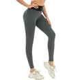 thumbnail image 5 of KingShop Women Booty Yoga Pants High Waisted Ruched Butt Lift Textured Tummy Control Scrunch Leggings, 5 of 5
