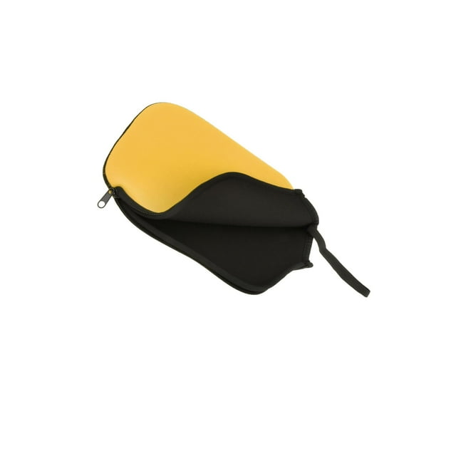 fastboy Neoprene Paddle Cover Dustproof Accessories Case Sports Racket Sleeve Zipper Yellow Yellow 28x20cm