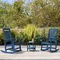 thumbnail image 2 of FODINGHILL Rocking Chair Outdoor,HDPE All Weather Patio Rocking Chair for Porch Garden Deck,Blue, 2 of 9