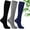 Black&Gray&Blue, variant on UZMOG 6 Pairs Compression Socks for Women & Men Socks for Running, Athletic Sports