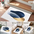 thumbnail image 5 of 2x3 Ft Entryway Area Rug, Navy Blue Yellow Art Kitchen Rug Runner Washable Floor Mat, Geometric Abstract Modern Art Non Slip Indoor Door Mat Throw Carpet for Bathroom Living Room Bedroom, 5 of 8