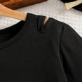thumbnail image 6 of Zhuashum Girls Dress 9-10 Years Trend Dresses Spring Round Neck Gradient Sundress Long Sleeve Casual Girl Clothes Black, 6 of 8
