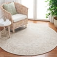 thumbnail image 2 of SAFAVIEH Metro Carrissa Medallion Area Rug, Beige/Ivory, 6' x 6' Round, 2 of 8