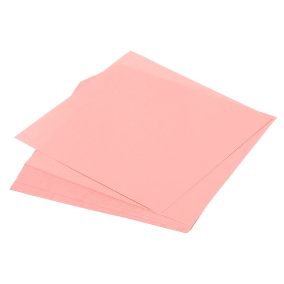 Uxcell 75 Sheets Origami Paper Double Sided 4x4 Inch(9.8x9.8cm) 70GSM Origami Paper Square Sheet Easy Fold for Beginners DIY Arts Crafts Projects, Fluorescent Pink