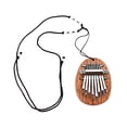 thumbnail image 1 of Shisuyan Kalimba Thumb Piano Wooden Musical Instrument 1Set 2.8x2.1In, 1 of 8