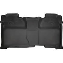 Husky Liners 19231 Weatherbeater Floor Mat Fits 2014-2019 Silverado/Sierra 1500/2500/3500 Crew Cab 2nd Row Liner 1pc Black