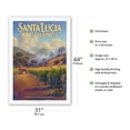 thumbnail image 2 of Santa Lucia Highlands Wineries - Boekenoogen Winery - California Vineyards Wine Country Art by Kerne Erickson - Fine Art Rolled Canvas Print 27in x 40in, 2 of 4
