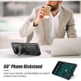 thumbnail image 4 of Card Wallet Case For Google Pixel 8 Pro Google Pixel 6A Google Pixel 6 Shockproof Detachable Stand Bumper Silicone Back Covers, 4 of 7