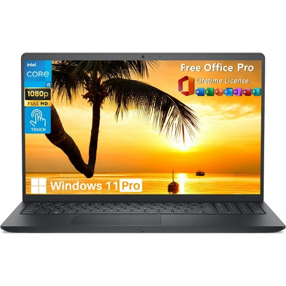 Dell Inspiron 15 3520 Touchscreen Laptop, 15.6" FHD, Intel 10-Core i5-1235U(Up to 4.40 GHz), 32 GB RAM, 1 TB SSD, Intel UHD Graphics, Office Pro Lifetime License & Windows 11 Pro, Accessories