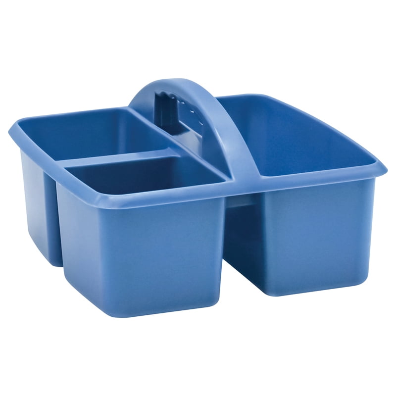 Slate Blue Plastic Storage Caddy Bundle of 5 Each