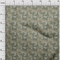 thumbnail image 3 of oneOone Rayon Green Fabric Travel Fabric For Sewing Printed Craft Fabric By The Yard 56 Inch Wide, 3 of 4