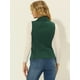 thumbnail image 4 of Chaqueta con Cremallera Allegra K Anorak Utility Chaleco Mujer Verde Oscuro XS, 4 of 5