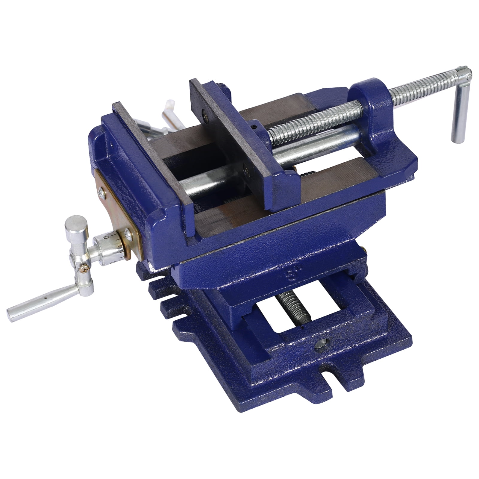 Cross Slide Vise, Drill Press Vise 5 inch,Drill Press Metal Milling 2