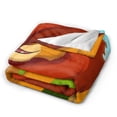 thumbnail image 3 of Lion Guard Throw Blanket Soft Lightweight Cozy Plush Flannel Bed Blanket Fuzzy Fluffy Fleece Blankets for Bedroom Living Room Couch Office 80"X60", 3 of 8