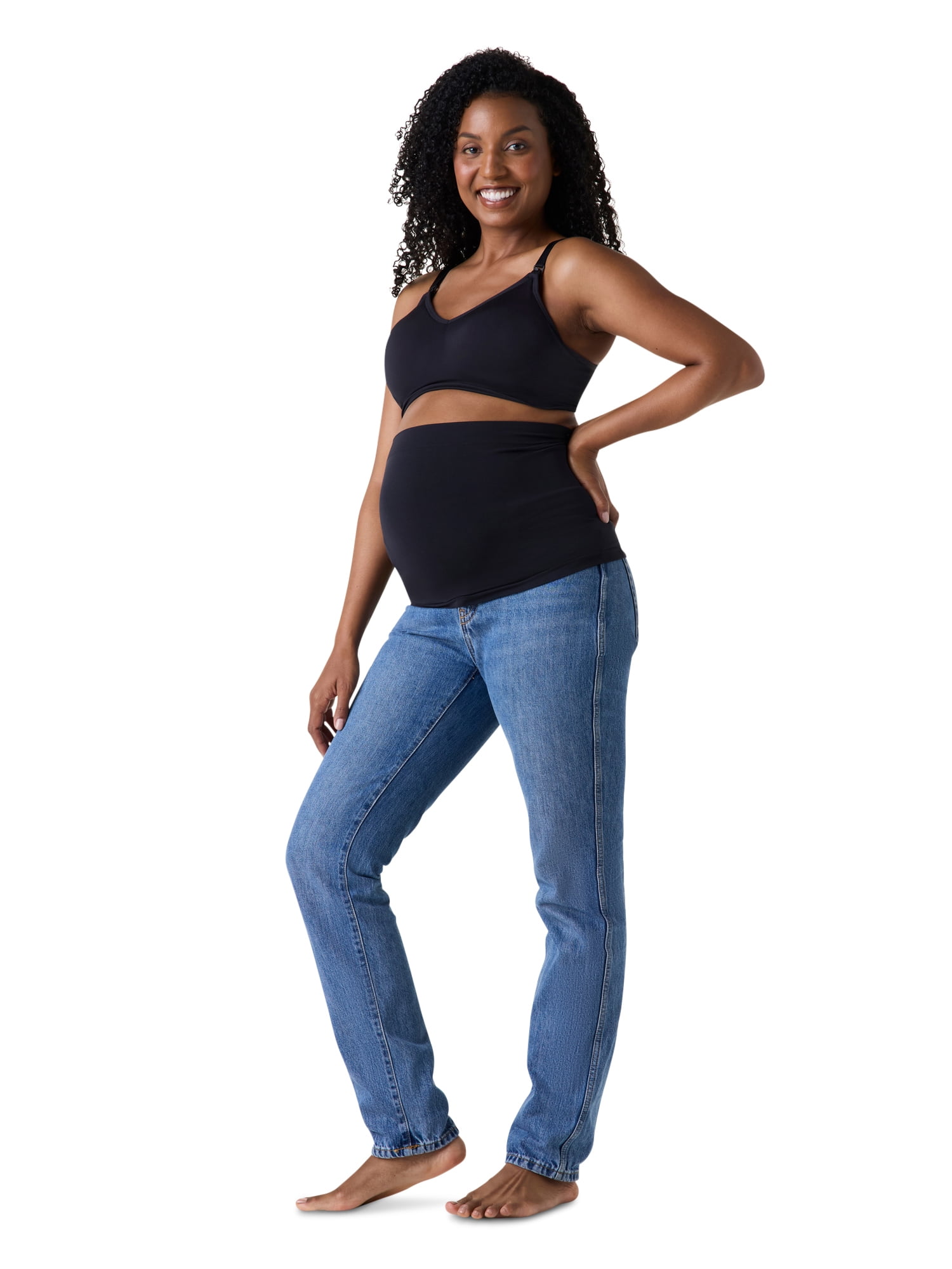 Ingrid & Isabel For Every Belly Women's Maternity Seamless Belly Band, Sizes S-XL