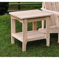 thumbnail image 5 of Shine Company Rectangular Wood End Table Indoor/Outdoor Side Table in Beige, 5 of 5