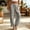 Gray, variant on Women Drawstring Cuffed Wide Leg Trousers Pull On Waist Big Side Pockets Loose Relaxed Fit For Patio Tea Time And Backyard Casual Gatherings Black XXL
