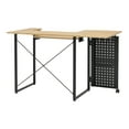 thumbnail image 5 of Sew Ready Pivot Sewing Machine Table with Swingout Storage Panel, Black/Ashwood, 5 of 15