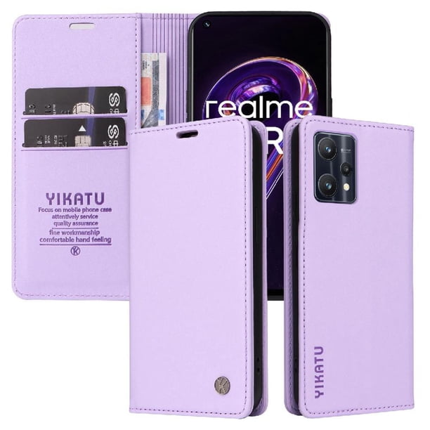 Funda para OnePlus Nord CE2 Lite Estuche de Cuero PU Tipo Cartera con Ranuras para Tarjetas y Cierre Magnético