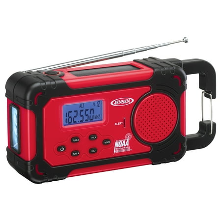 UPC 077283925771 product image for Jensen JEP-750 AM/FM Weather Band Clock Radio With 4-Way Power & Built-In Flashl | upcitemdb.com