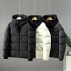 thumbnail image 4 of Chaqueta acolchada de color informal y cómoda con capucha para hombre y mujer, abrigos cortos gruesos y cálidos, novedad de invierno de 2024, 4 of 5