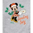 thumbnail image 3 of Disney - Minnie Mouse Sending Joy - Men's Crew Fleece Sweatshirt Sweatshirt, 3 of 5