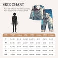 thumbnail image 4 of Balery Starry Sky Cloud Bulldog Conjunto de Pijama con Estampado para Mujer, Conjunto de Dos Piezas con Manga Larga, Ropa de Dormir Suave con Bolsillos, Pijamas Cómodos-Small, 4 of 7