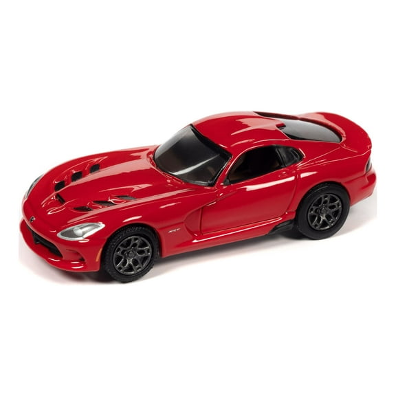 2014 Dodge Viper SRT, Adrenaline Red - Johnny Lightning JLCG030/48A	 - 1/64 Scale Diecast Model Car