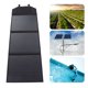 thumbnail image 5 of Kit de Cargador de Panel Solar para Exteriores de 60W CC Y 18V Salida USB Plegable Fuente de Alimentación de Emergencia para Agricultura Plantación de Silicio Monocristalino ANGGREK Otros, 5 of 8