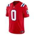 thumbnail image 2 of Men's Christian Gonzalez New England Patriots Nike Game Jersey - Red, 2 of 3