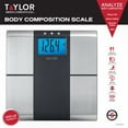 thumbnail image 5 of Taylor High Capacity 500 lb Ultimate Body Composition Scale, 5 of 10