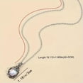 thumbnail image 4 of HOOUN Vintage Rainbow Moonstone Flame Shaped Necklace Female Y2K Accessories Jewelry-02#, 4 of 4